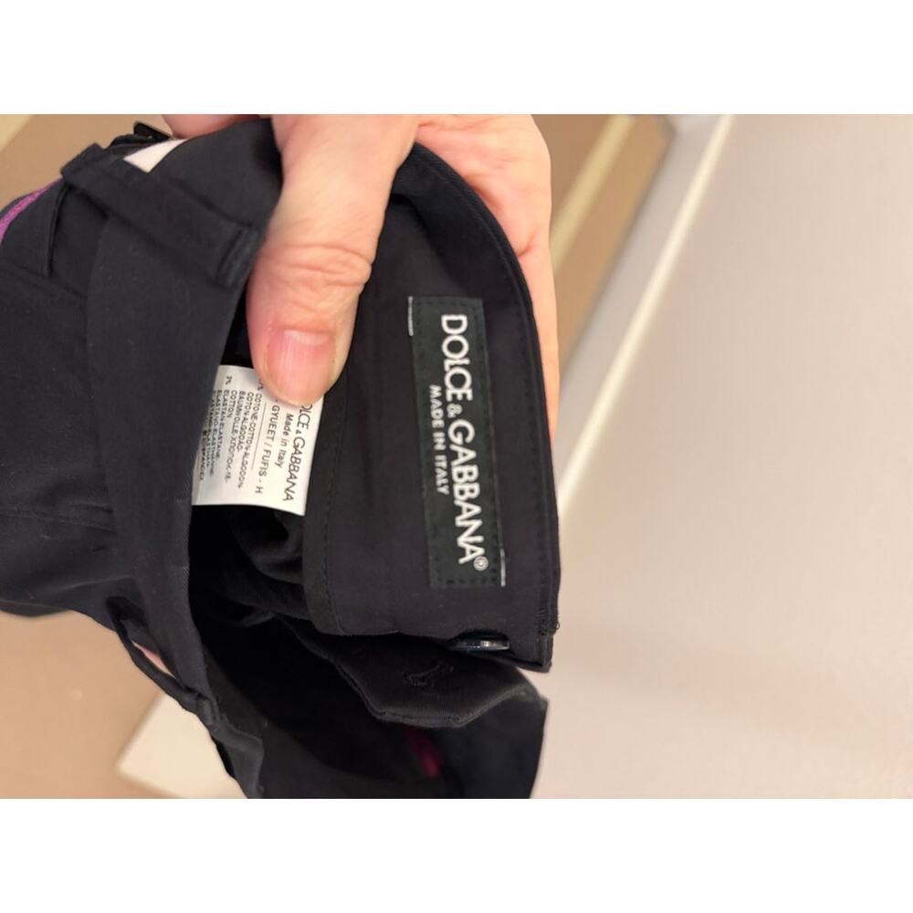 Dolce & Gabbana Unisex Dress Pants with Side Stripes - Picture 4 of 8